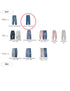 【 予約:2月上旬 】LASER CUT WIDE DENIM /Y261-31001